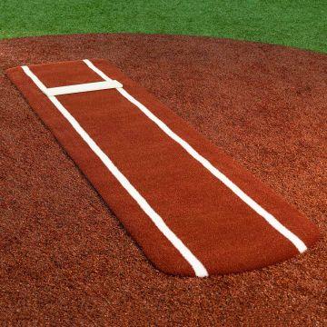 Portolite Ultimate Spiked Softball Practice Mat w/ Lines