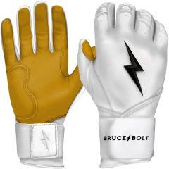Bruce Bolt Long Cuff Premium Pro Adult Batting Gloves