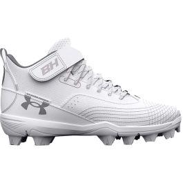 Under Armour Harper 7 Low TPU Jr. Boys Youth White Baseball Cleats