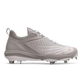 All white 'metal baseball cleats best sale