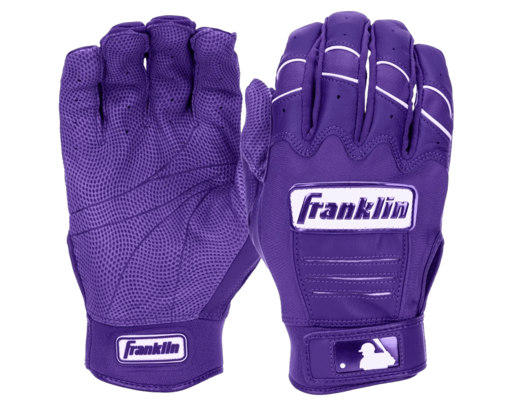 Franklin CFX Pro Hi-Lite Purple Adult Batting Gloves