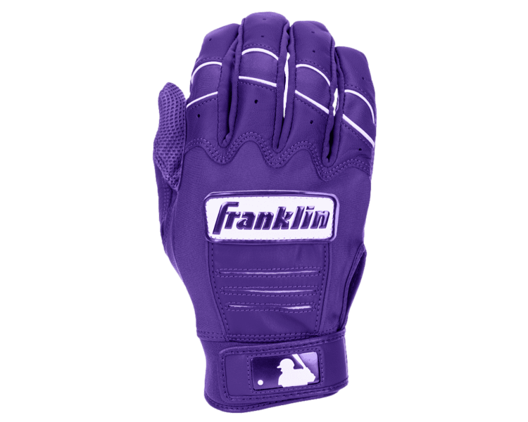 Franklin Hi-Lite Purple Adult Batting Gloves