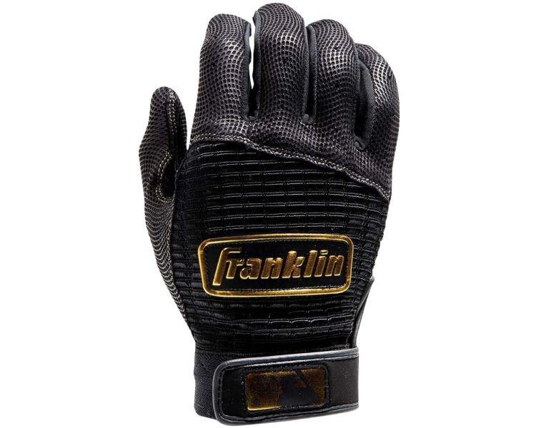 Franklin Batting Gloves Pro Classic Black/Gold Adult