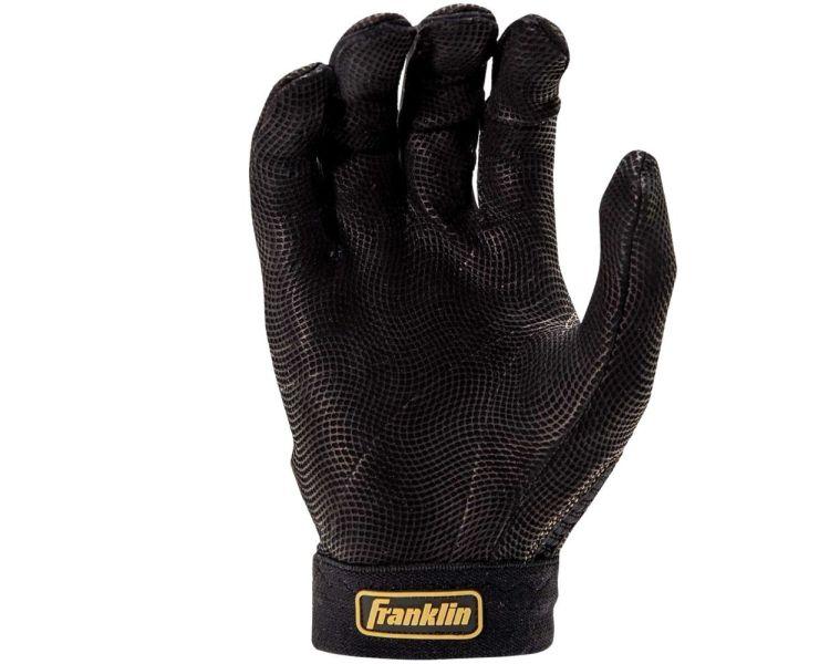 Franklin Batting Gloves Pro Classic Black/Gold Adult