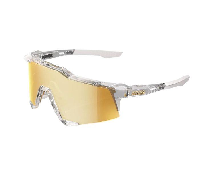 100% Speedcraft LE Money Mike 24k Gold Mirror Sunglasses