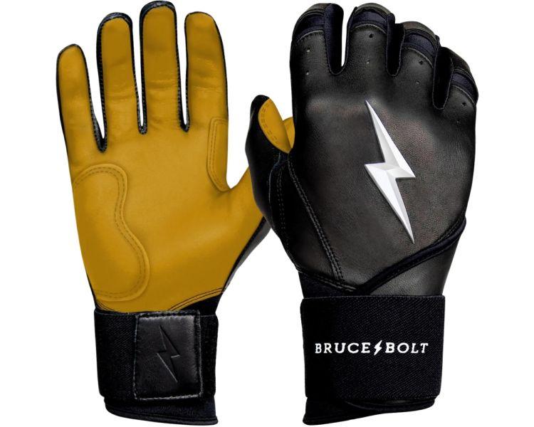Bruce Bolt Batting Gloves Adult Premium Long Cuff