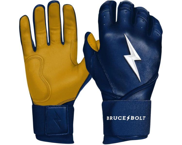Bruce Bolt Batting Gloves Adult Premium Long Cuff