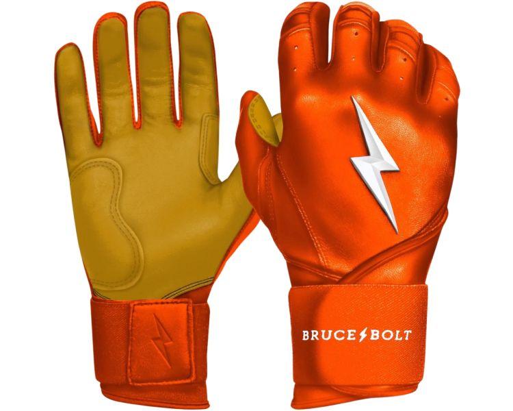 Bruce Bolt Batting Gloves Youth Premium Long Cuff