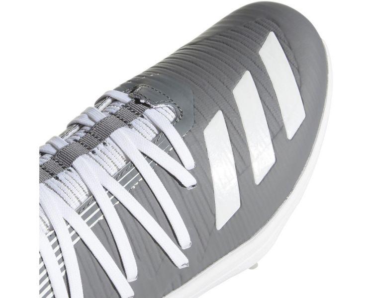 Adidas G27659 Adizero Afterburner 6 Gray/White Metal Baseball Cleats