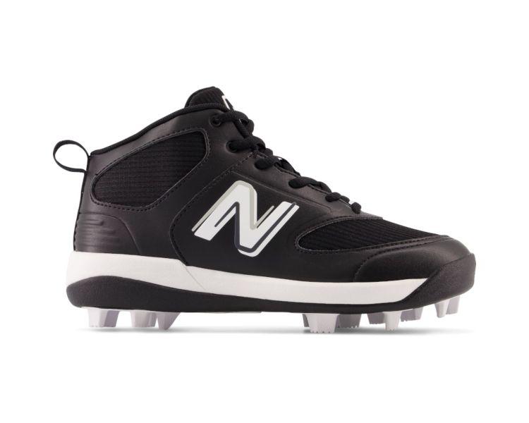 New Balance 3000 v6 Black Molded Youth Baseball Cleats: J3000BK6