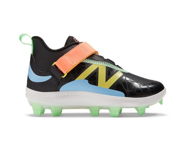 New Balance Lindor 2 Black Youth Molded Cleats: JLINDBK2