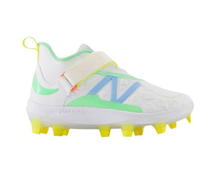 New Balance FuelCell Lindor 2 Youth Grey Molded Cleat: JLINDTW2