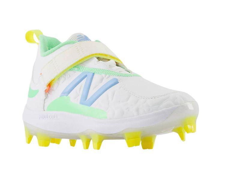 New Balance Youth Grey Molded Cleat: JLINDTW2