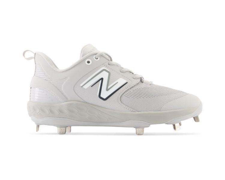 New Balance Fresh Foam X 3000 v6 Grey Men's Baseball Metal Cleats: L3000TG6