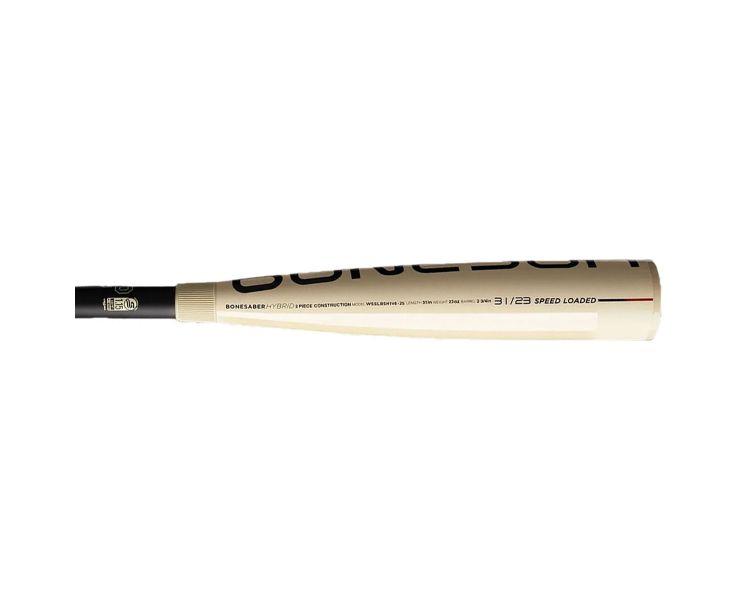2025 Warstic Bonesaber Hybrid Drop 8 USSSA Baseball Bat Close Up
