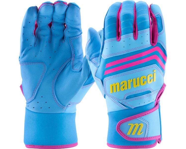 Marucci FUZN Blue Adult Batting Gloves