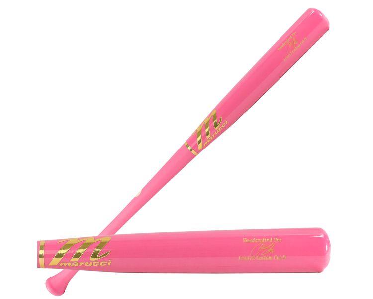 Marucci Lindy12 Pink Maple Francisco Lindor Wood Bat