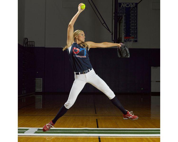 ProMounds Jennie Finch Softball Pitching Lane Pro side