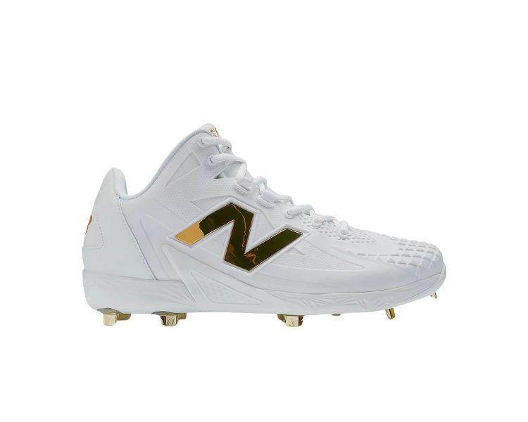 New Balance Ohtani Fuelcell White Metal Cleats