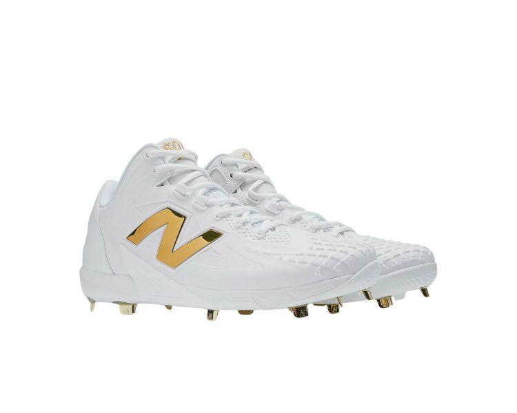 New Balance Ohtani Fuelcell White Metal Cleats