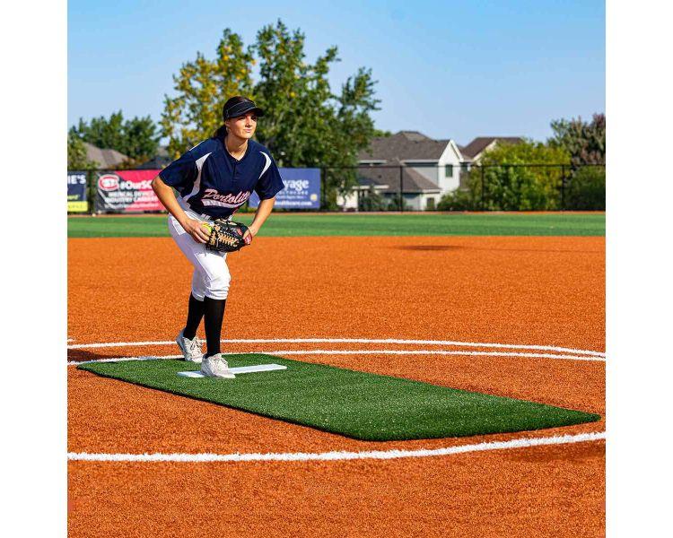 Portolite Pro Spiked Softball Game Mat w/o Lines