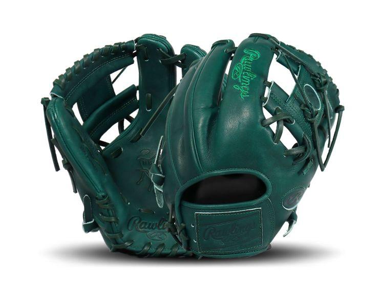 Rawlings Heart of the Hide PRO204 Dark Green Monochrome 11.5" Infield Glove