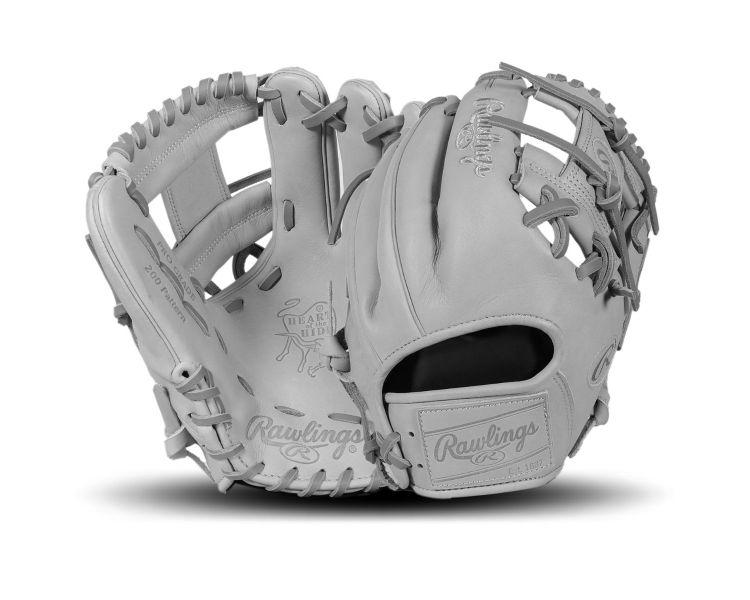 Rawlings Heart of the Hide PRO204 Grey Monochrome 11.5" Infield Glove