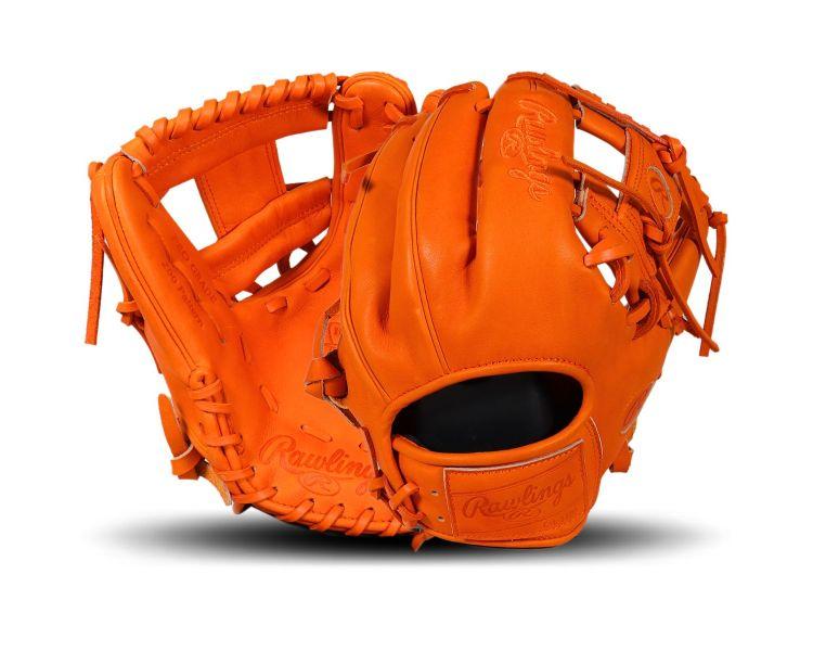 Rawlings Heart of the Hide PRO204 Orange Monochrome 11.5" Infield Glove