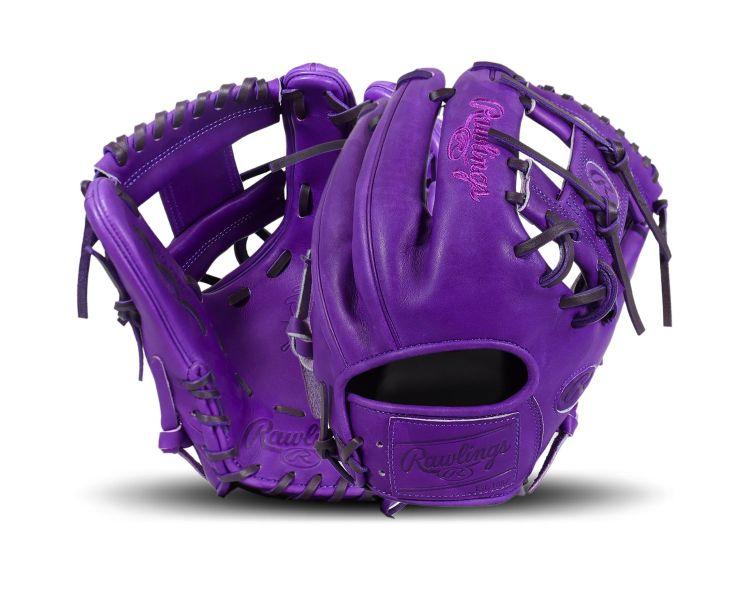 Rawlings Heart of the Hide PRO204 Purple Monochrome 11.5" Infield Glove