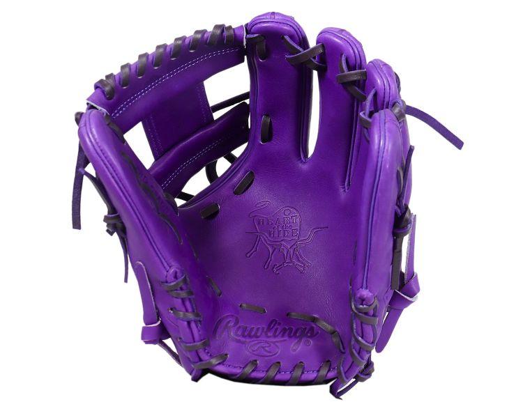 Rawlings Heart of the Hide PRO204 Purple Monochrome 11.5" Infield Glove