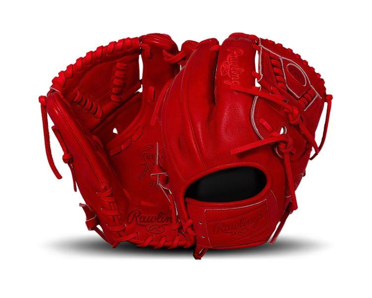 Rawlings Heart of the Hide Scarlet Monochrome 11.75" Pitcher's Glove