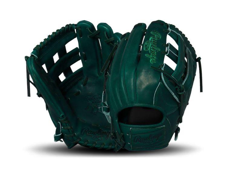 Rawlings Heart of the Hide Dark Green Monochrome 12.75" Outfield Glove