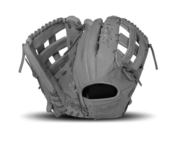 Rawlings Heart of the Hide Grey Monochrome 12.75" Outfield Glove