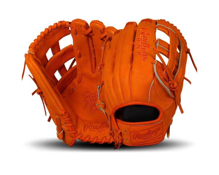 Rawlings Heart of the Hide Orange Monochrome 12.75" Outfield Glove