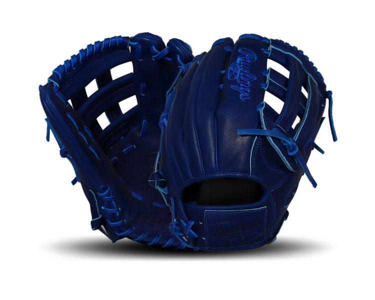 Rawlings Heart of the Hide Royal Blue Monochrome 12.75" Outfield Glove