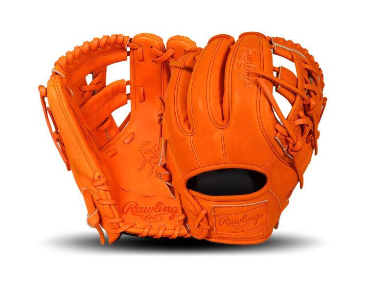 Rawlings Heart of the Hide PRO314 Orange Monochrome 11.5" Infield Glove