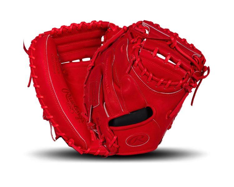 Rawlings Heart of the Hide Scarlet Monochrome 33" Catcher's Mitt