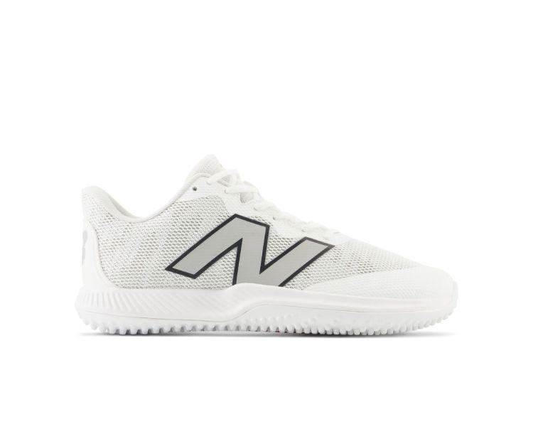 New Balance T4040v7 White Turf Shoes: T4040W7