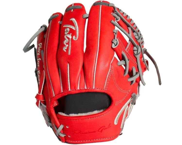 Tater Infield Trainer Red 9.5 Inch Training Glove | Better Baseball |  Better Baseball