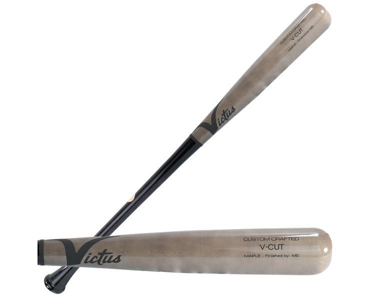 Victus V-Cut Maple Wood Baseball Bat Black/Gray