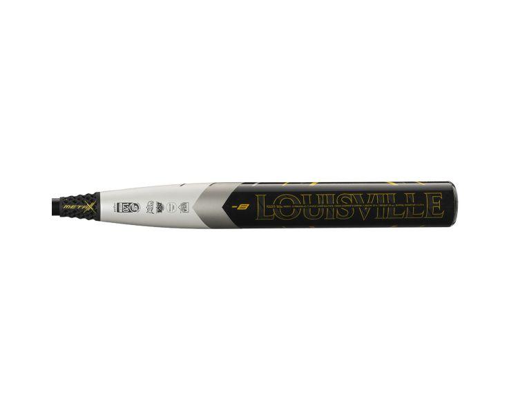 2024 Louisville Slugger Meta Softball Drop 8 Used Fastpitch Softball Bat Close Up