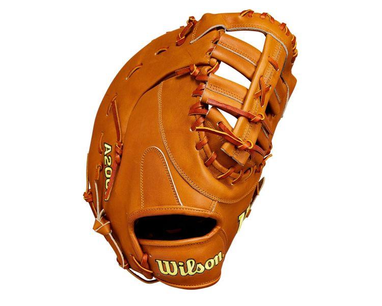 tan A2000 first base glove
