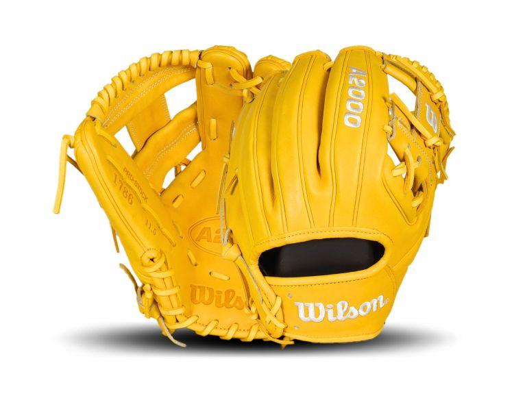 Wilson A2000 1786 Yellow Gold Monochrome 11.5" Infield Glove