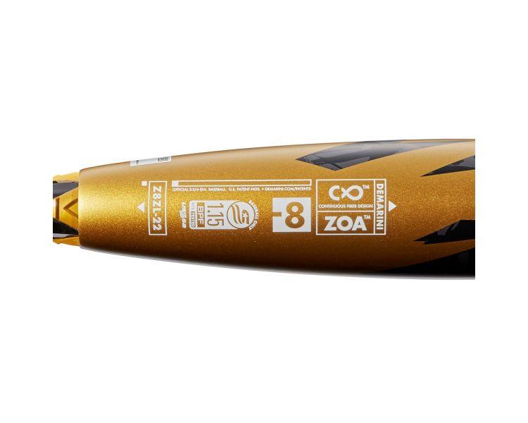 Demarini ZOA -8 USSSA Youth Baseball Bat: WTDXZ8Z22