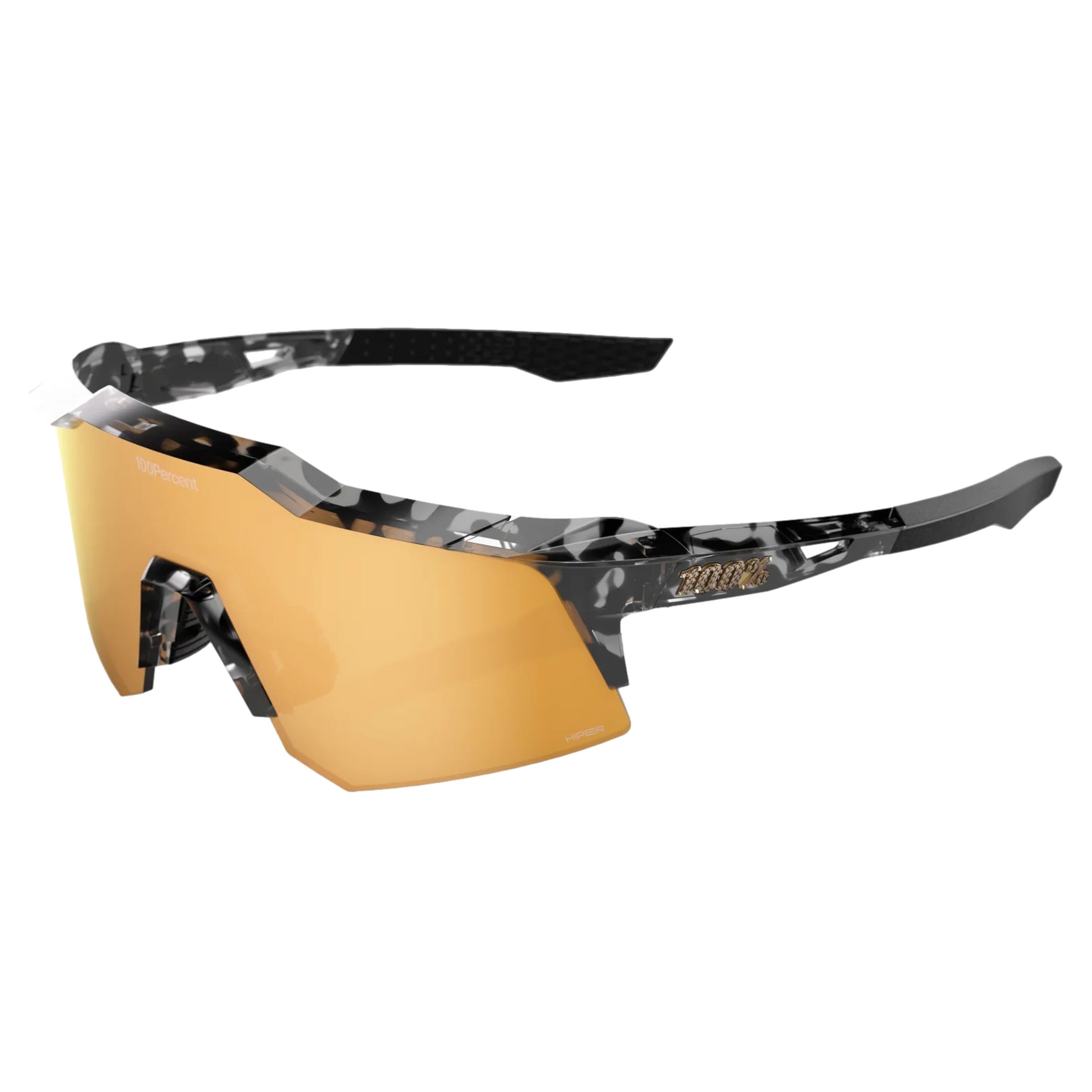 100% SPEEDCRAFT MONEY MIKE サングラス 100% Speedcraft XS Money Mike HiPER 24K Gold Mirror Sunglasses