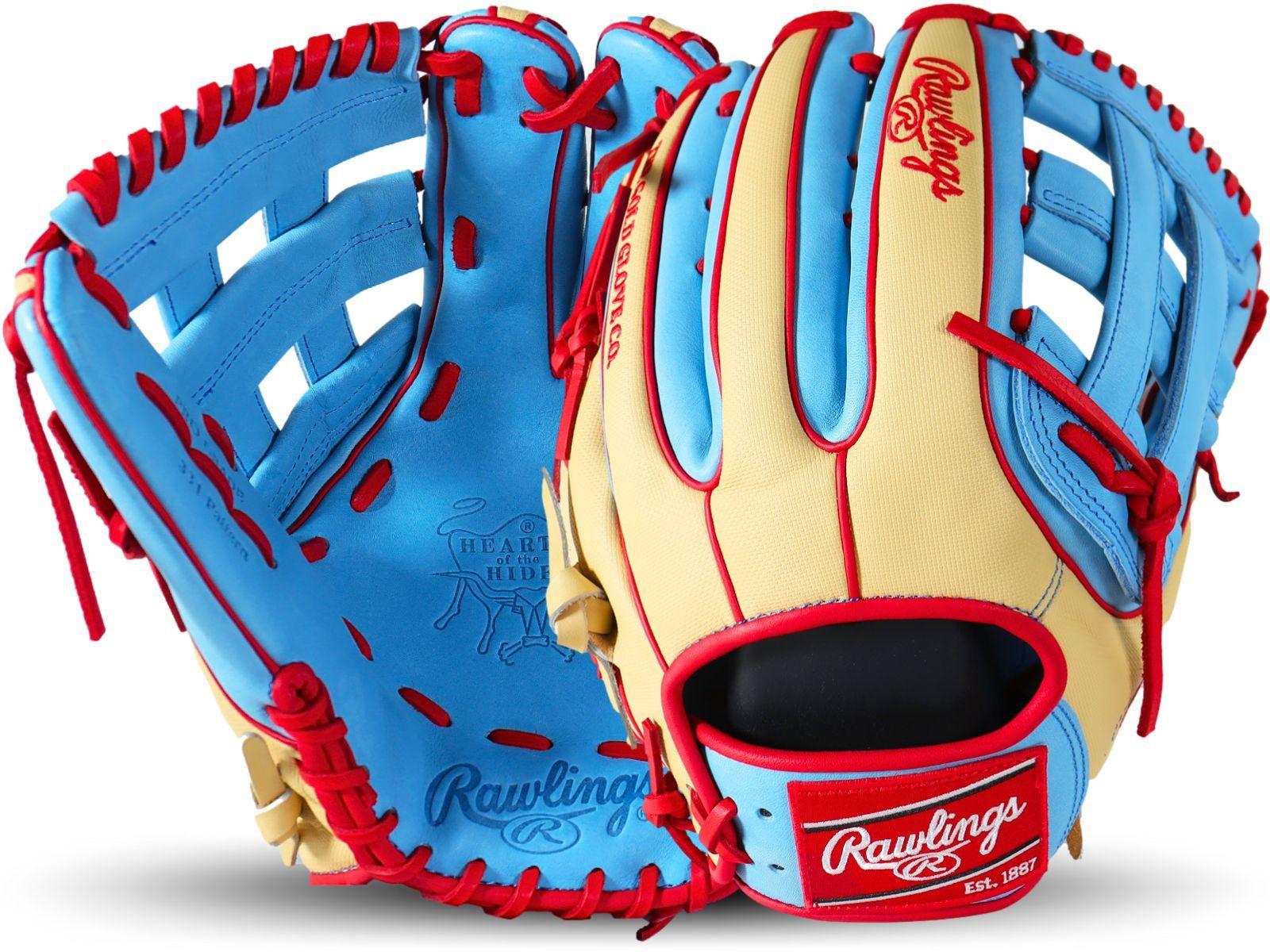 【たくみ】RAWLINGS HYPER MACH AIR 76cm Rawlings Outfield HYPER TECH MLB TEAM Dodgers Rubberball