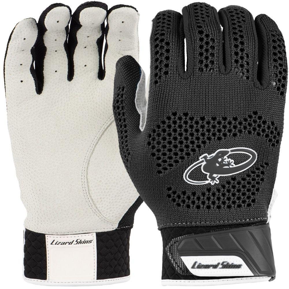 Lizard Skins Batting Gloves Pro Knit Black Better Baseball Better Baseball