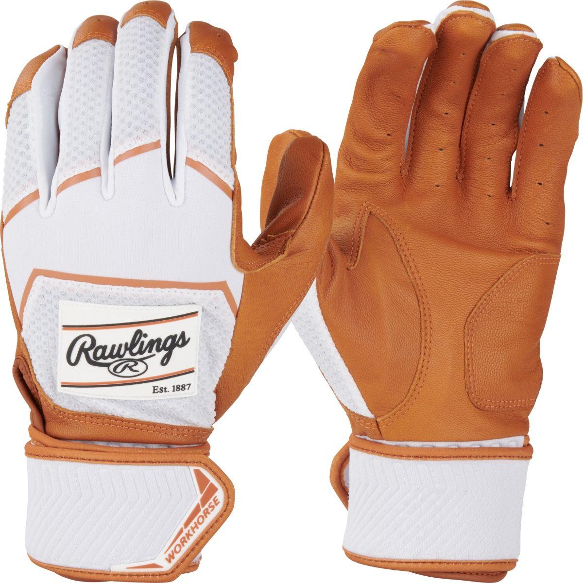 Rawlings workhorse batting gloves with hot sale compression strap