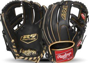 Rawlings R9YPT2-2B 11.25" R9 Gold Glove Baseball Glove Narrow Fit Youth 